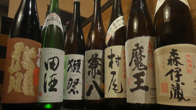 八景 - ドリンク写真:日本を代表する銘酒の数々
