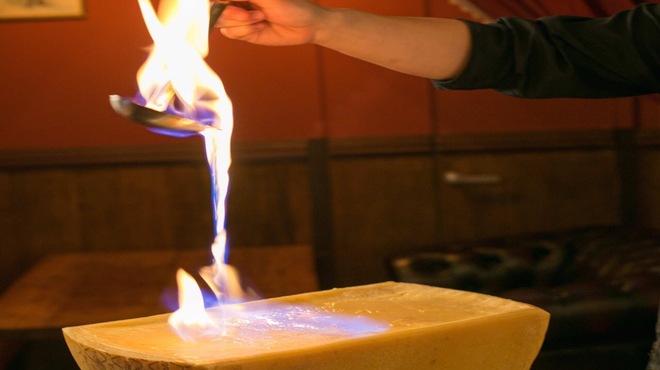 Harold & Co - 料理写真:炎のチーズリゾット　-Fire Cheese Risotto-