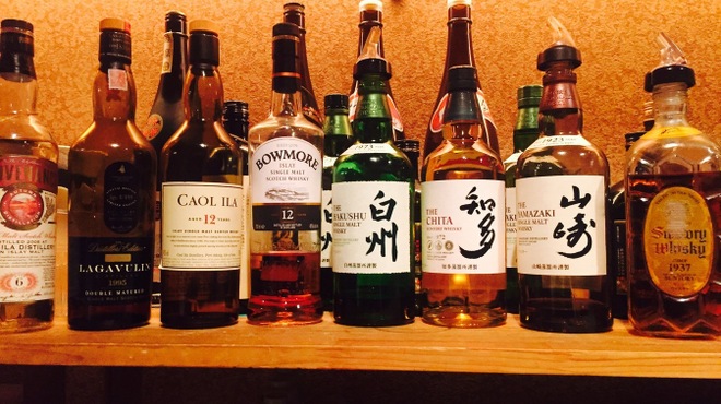 串かつ 関 - ドリンク写真:ウイスキーも充実！ロックでもハイボールでも！