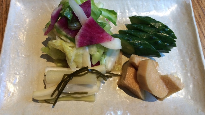並木橋なかむら - 料理写真:自家製漬物盛合せ
