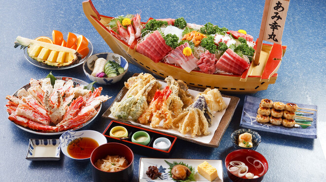 屋形船 あみ幸 - 料理写真:あみ幸プラン　10,500円