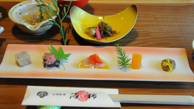 日本料理 落柿 - 料理写真:前菜５種盛り