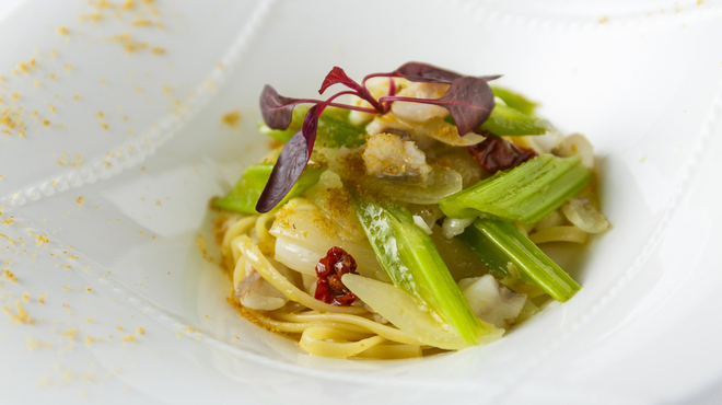 イタリア料理サルーチェ - 料理写真:季節ごとに変わる日本の食材をパスタにも