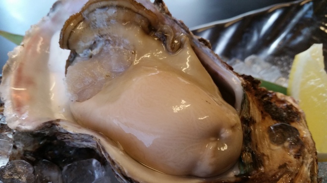 海の幸食処　えちぜん - 料理写真:天然岩牡蠣。7月上旬～㋇上旬頃まで