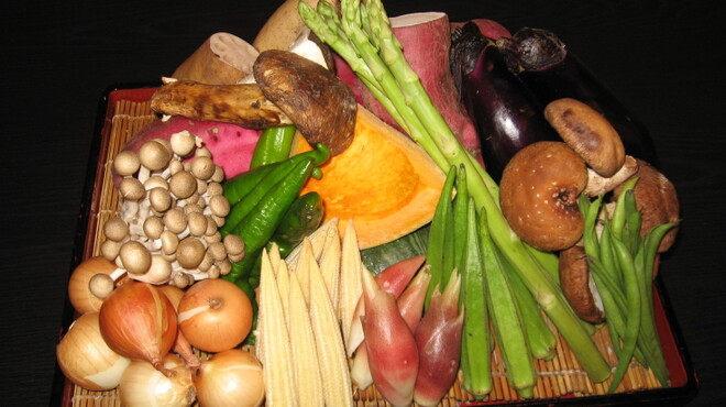 旬菜 天ぷら 有馬 - 料理写真:野菜