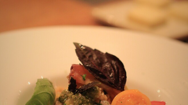 楽の蔵　レストランChez tomo. - 料理写真:2016年９月　シーフードとお野菜のタブレ
