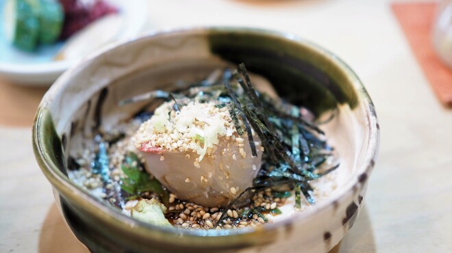 むとう - 料理写真:鯛茶　鯛部分