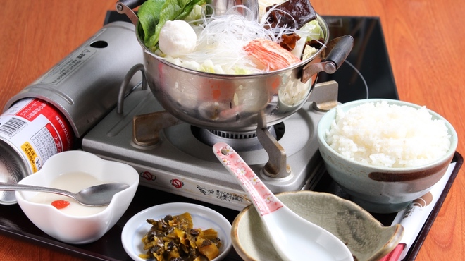 小尾羊　蒙古火鍋 - 料理写真:火鍋定食