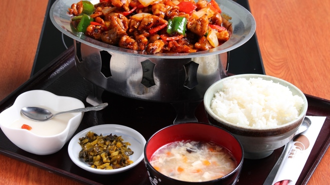 小尾羊　蒙古火鍋 - 料理写真:干鍋