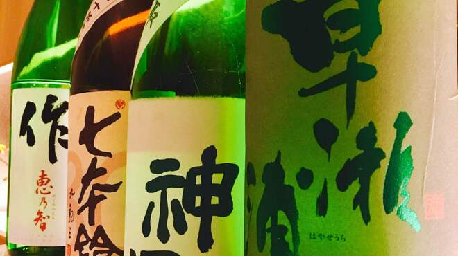 鉄板料理 花六 - ドリンク写真:期間限定酒も入手できることも