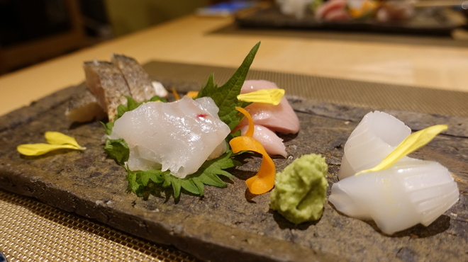 天満橋 吉安 - 料理写真:☆お造り盛り合わせ（●＾o＾●）☆