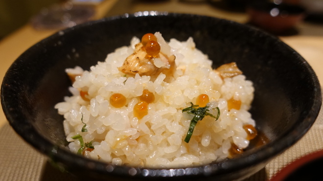 天満橋 吉安 - 料理写真:☆鮭＆イクラの土鍋ごはん(*^。^*)☆