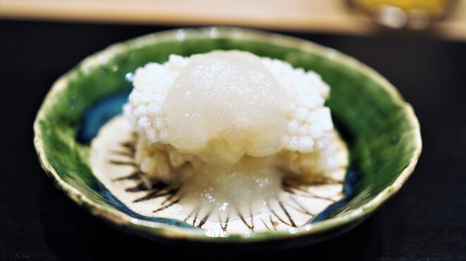 すず木 - 料理写真:太刀魚のあられ揚げ　玉ねぎ餡掛け