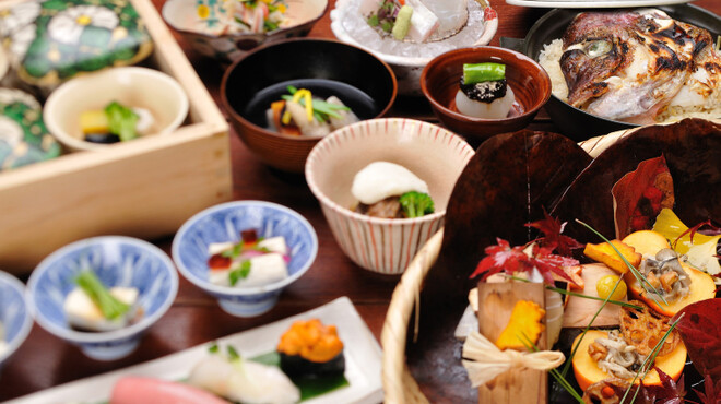 やまと 楽 - 料理写真:海彦コース・山彦コース：全９品　6000円・8000円