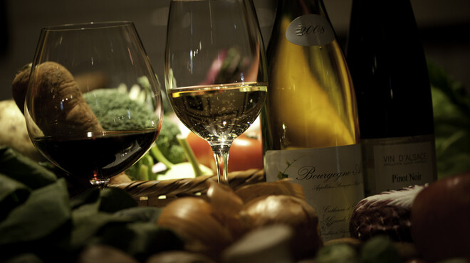 マザーエスタ - 料理写真:お野菜と共にワインを楽しんで・・・