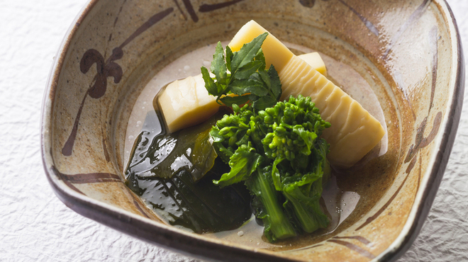 うなぎと季節料理とらや - 料理写真:筍の焚きあわせ