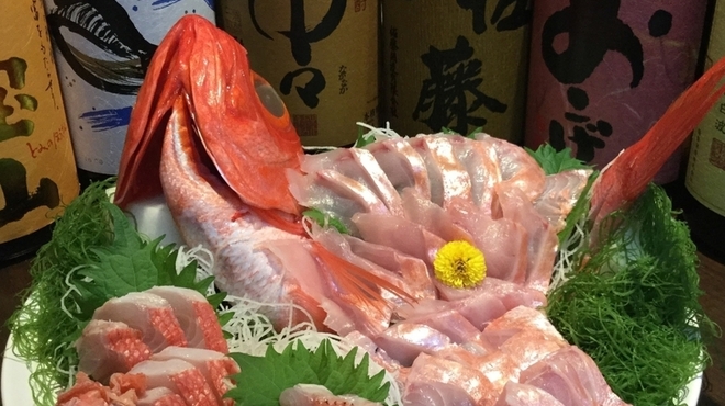 Soshigaya Ookura No Izakaya Toramatsu - 料理写真:豪華金目鯛のお造り
