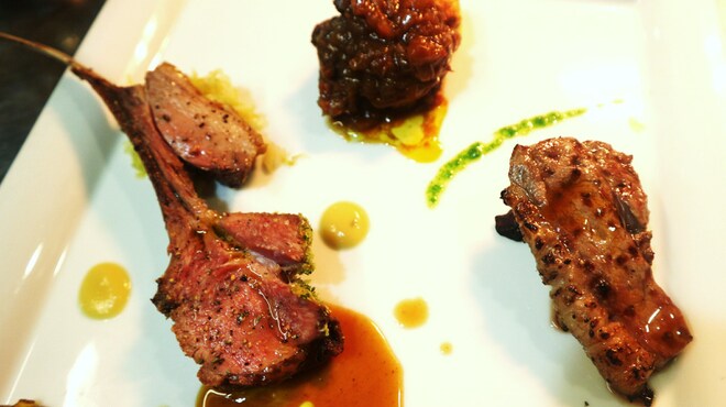リストランテ アルベラータ - 料理写真:対馬産イノシシ肉のメイン料理