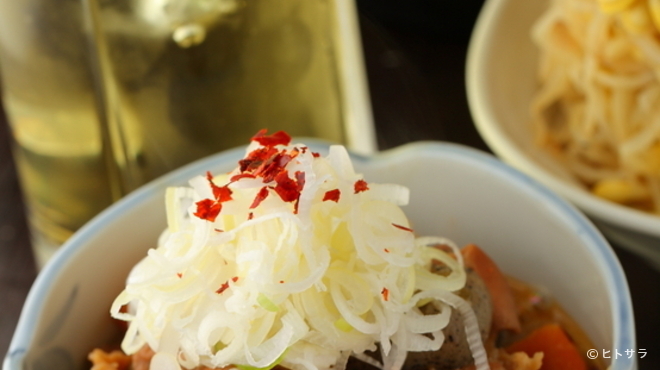Horumon Hirata - 料理写真:自慢の煮込みは当店オリジナル「平田チューハイ」と一緒に！