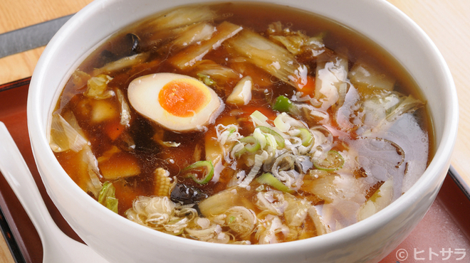 玉も亭 - 料理写真:野菜とスープの旨みたっぷり『うま煮ラーメン』