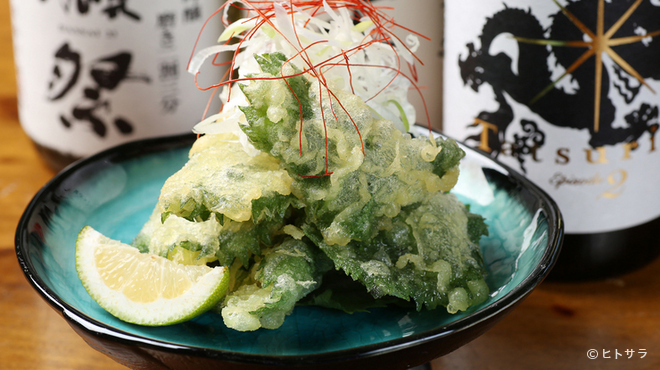 Kawazuya - 料理写真:北海道産の上質なウニを贅沢に『ウニの大葉巻天』