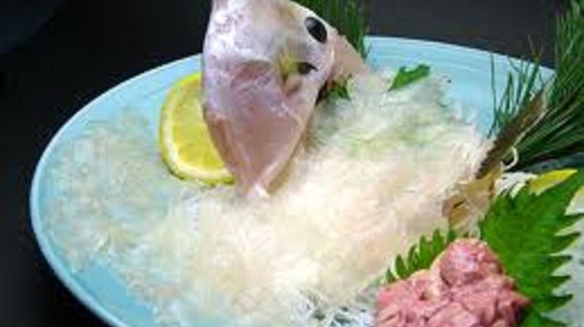 博多 活いか･ふぐ 雅や - 料理写真:活いけす・かわはぎ刺し
