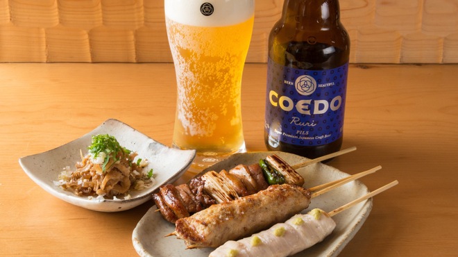 焼鳥 嘉とう - ドリンク写真:コエドビール各種ご用意しております。