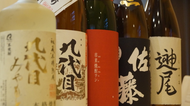 天麩羅 四季彩 村松 - ドリンク写真:焼酎も多数取り揃えてお待ちしています。