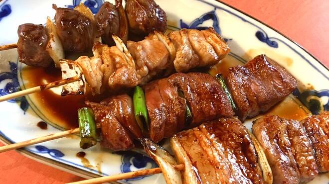 かかし - 料理写真:串盛り合わせ