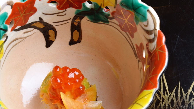 日本料理 徳専 - 料理写真:秋の実のからし和え