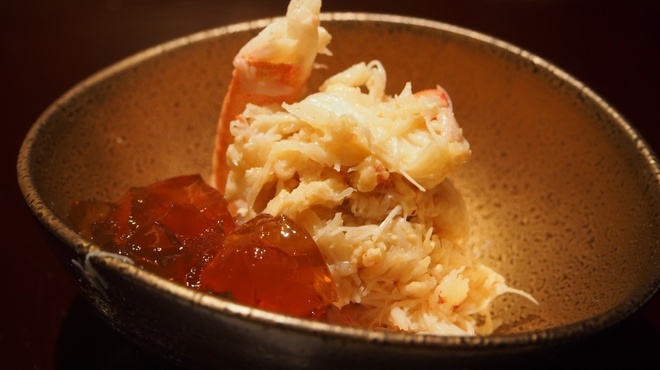 鮨棗 - 料理写真:毛蟹味噌和え