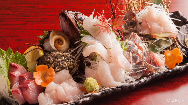 Sakanaya Kakashi - 料理写真:新鮮な海の幸が揃った『地魚造り盛り合わせ』　（2人前）　　