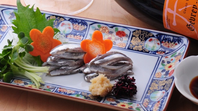 日本料理 まめ福 - 料理写真:小鰯の刺身