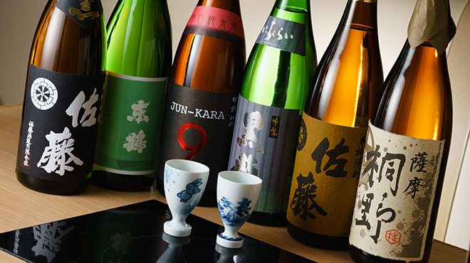 やましょう - ドリンク写真:焼酎・日本酒・ワイン1