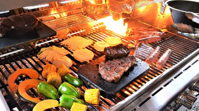 塊肉ステーキと牡蠣 アホヤネン 岡崎bbqガーデン 岡崎 バーベキュー 食べログ