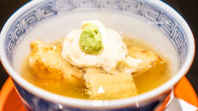 天満橋 藤かわ - 料理写真:揚げ里芋、 煮穴子、 湯葉
