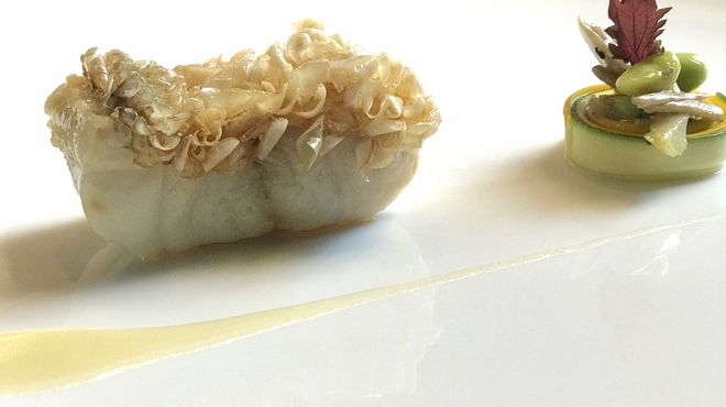 エピキュリアン - 料理写真:九州　五島灘の甘鯛を松笠焼きに　