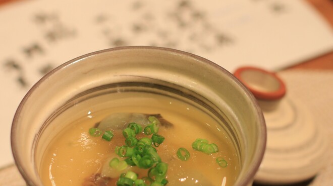 料理や 森川 - 料理写真:すっぽんの茶碗蒸し
