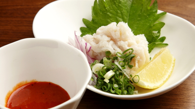 万両 - 料理写真:生白センマイ