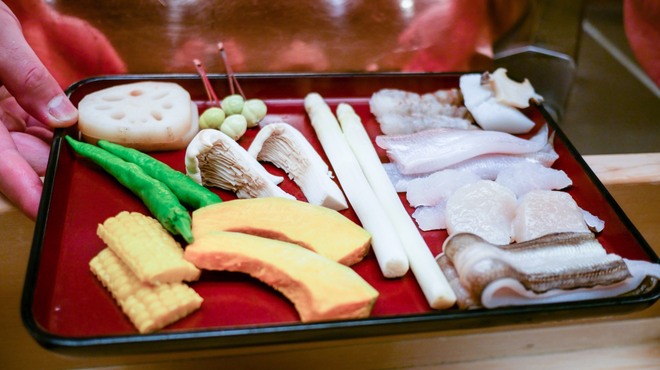 日本料理 山里 - 料理写真:天ぷらの食材