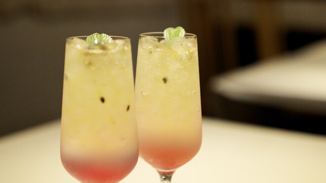 皿の上の自然il Gastro Sara - ドリンク写真:島フルーツSparkling