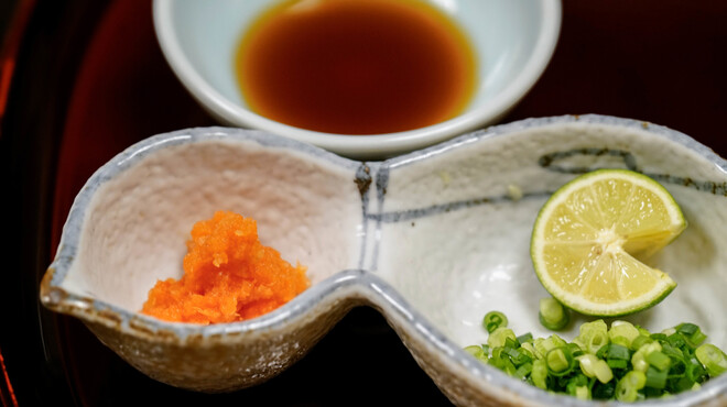 料亭 冨茂登 - 料理写真:ポン酢