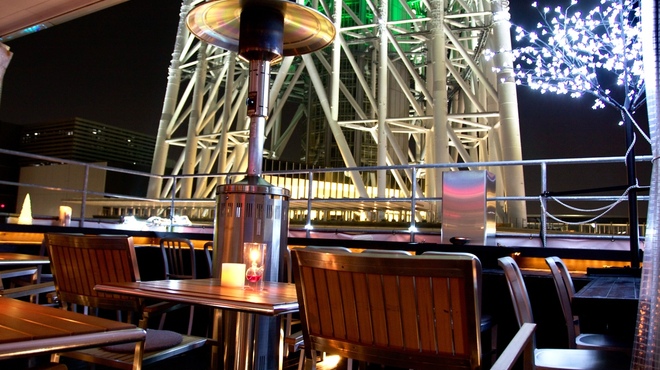 Piccole Lampare Rooftop Sky Bar ピッコレランパーレ 押上 イタリアン ネット予約可 食べログ