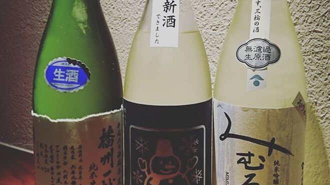でん穗 - ドリンク写真:みむろ杉、雪だるま、播州一献