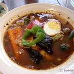 カレー食堂 心 - 季節野菜のスープカレー1,050円