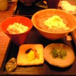 山人草花 - 湯葉あんかけ蕎麦