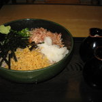 三味 - ぶっかけそば，冷たいの