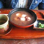 夢屋 茶房 - 白玉ぜんざい