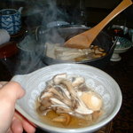 元湯 玉川館 - きのこ鍋をいただきます！