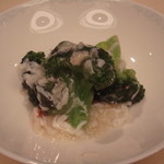 銀座楼蘭 - 蟹とブロッコリーの炒め